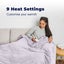 Dreamaker Coral Fleece Heated Throw Lavender 130x160cm Carousel 9