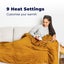 Dreamaker Coral Fleece Heated Throw Mustard 180x200cm Carousel 9