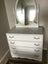 Dressing table white with 4 drawers and mirror Carousel 2
