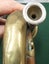 WW1 era Brass & Copper MILITARY BUGLE Marked with LONDON MAKER & Son WORKS GREAT Carousel 7