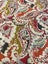 A pair of stunning bright PAISLEY linen curtains Carousel 4