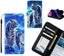 Galaxy Note 2 case leather wallet case printed ID Carousel 1