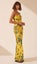 Stunning Silk Ruched Bodice Maxi Dress Carousel 3