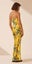 Stunning Silk Ruched Bodice Maxi Dress Carousel 4