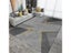 Black Gold Marble 3D Printed Large Area Rugs For Living Bedroom Carousel 3