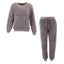 FIL Teddy Fleece Lounge Set Jumper & Pants - Rose Taupe Carousel 1