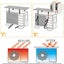40x80CM Air Conditioning Cover Outdoor Rainproof Anti-Dust Anti-Snow Cleaning Carousel 6