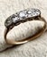 Antique 18ct Gold 5 Old Mined Brilliant Cut DIA Ring Carousel 3