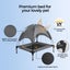 Pawz Pet Trampoline Bed Dog Cat Elevated Hammock With Canopy Raised Heavy XL Carousel 2