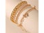17KM Bohemian Gold Color Butterfly Chain Anklets Set For Women Girl Fashion Carousel 3