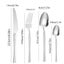 4 / 16 / 32 Piece Stainless Steel Tableware Set For Parties And Restaurants Carousel 7