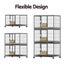 Bird Cage Large Bird Cages Aviary Budgie Perch Cage Parrot Pet Stand Wheels Carousel 5