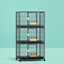 Bird Cage Large Bird Cages Aviary Budgie Perch Cage Parrot Pet Stand Wheels Carousel 7