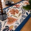 Elosung Blue Pastoral Table Runner Spring Floral Oil Painting Style With Tassels Carousel 5