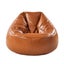 Marlow Bean Bag Chair Cover Pu Couch Tan Carousel 1