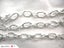 1mtr FANCY BRIGHT SILVER METAL CHAIN 7x5mm & 7x4mm Carousel 1