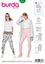 Burda Style Pattern 6317 Misses' jogging pull on pant 8-20 Carousel 1