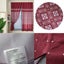 Avon Home Casa Kayangan Burgundy Pinch Pleat Curtain With Attached Lace Curtains Carousel 3