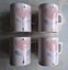 Unused condition - four Temuka Spring Bloom mugs - 9.5cms tall x 7.5cms diameter Carousel 1