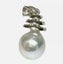 9.3 x 11.2mm Silver Blue Indonesian Pearl Pendant Carousel 4