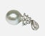 9.3 x 11.2mm Silver Blue Indonesian Pearl Pendant Carousel 7