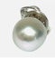 9.3 x 11.2mm Silver Blue Indonesian Pearl Pendant Carousel 11
