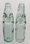 2 x H Martin Gisborne codd marble bottles Carousel 1