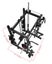 Smith Machine with 45kg Weight Stacks Black Carousel 3