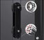 Smith Machine with 45kg Weight Stacks Black Carousel 18