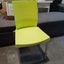Green armless chair Carousel 3