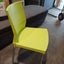 Green armless chair Carousel 4