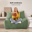 Marlow Bean Bag Chair Cover Suede Indoor Home Game Lounger Seat Lazy Sofa Green Carousel 3