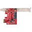 StarTech.com SATA PCIe Card - 2 Port PCIe SATA Expansion Card - 6Gbps - Full/Low Carousel 4