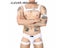 Men's Halter Neck Elastic Body Chest Harness Belt With Jockstrap Thongs Carousel 3