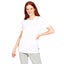 Bonds Womens Core Crew Tee Cotton T-Shirt White Carousel 1