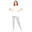 Bonds Womens Core Crew Tee Cotton T-Shirt White Carousel 4