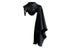Medieval Armor Black Single Shoulder Retro Cape For Costume Carousel 4