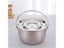 304 Stainless Steel Basin Lid Soup Cooking Pot Oil Seasoning Pan Cylinder Carousel 6