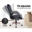 Artiss Office Chair Gaming Computer Chairs Executive Pu Leather Seating Black Carousel 4