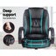 Artiss Office Chair Gaming Computer Chairs Executive Pu Leather Seating Black Carousel 5