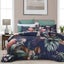 Bianca Balwyn Navy Cotton Sateen Botanical Quilt Cover Set or Accessories Carousel 1