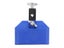 Blue Plastic Cow Bell Percussion Musical Accessory High Pitched Cowbell New Carousel 4