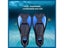 Snorkeling Diving Fins Adult Kids Silicone Short Flippers Comfortable Flexible Carousel 3