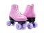 Japy Artificial Leather Quad Roller Skates Green Pink Double Line Skates Men Carousel 6