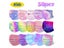 50pcs Kids Tie-dye Butterfly Print Disposable Face Mask 3Ply Ear Loop Carousel 3