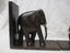 * SH 463 - Wooden Elephant Bookends - PAIR - Carousel 5