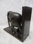 * SH 463 - Wooden Elephant Bookends - PAIR - Carousel 12