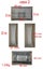 2 x Curved Rectangular Glass Vases * UN-USED ITEMS * ONLY UNPACKED TO PHOTOGRAPH Carousel 10