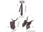 Skinny Tie Bow Necktie JK Uniform Tie Casual All-Match Necktie Decorative Carousel 6