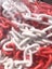 Syneco 8mm x 25m Plastic Safety Chain - High Visibility Orange/White - Brand New Carousel 3